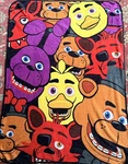 Five Nights At Freddy's Group All Over Print 48" X 60" Bioworld Throw Blanket. Fixed Price $21.58.
