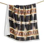 Indigo Hill By Hiend Accents Yosemite Aztec Sherpa Throw Blanket, Tribal Nava.... Fixed Price $48.85.