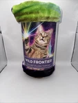 Colorful Wild Frontier Galactic Cat Super Soft Plush Throw 50 X 60. Fixed Price $8.99.