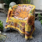 Sun Boho Hippie Tapestry Room Decor Western Blankets And Throws.... Fixed Price $54.24.