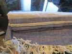 Pottery Barn Bright Chambray Hand Woven Table Throw 50 X New Tag. Fixed Price $40.00.