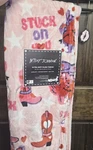 Betsey Johnson Stuck You Soft Plush Throw Blanket 50X70 Cowgirl Rodeo Hearts. Fixed Price $33.99.