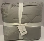 Pottery Barn Down Blanket Organic Cotton King California Gray Mist New Tag. Fixed Price $175.00.