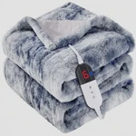 Samebed Electric Heated Blanket, Perfect Christmas Gift, Soft Flannel & Sherpa,. Fixed Price $55.99.