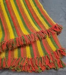 Vintage Jamaica Bob Marley Grandma Crochet Afghan Xl 120X72 Granny Blanket. Fixed Price $24.95.