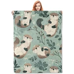 Vanzev Otter Fleece Blanket Gifts For And Adults, Cute Animal Cozy Throw Blan.... Fixed Price $40.27.