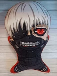 Tokyo Ghoul Ken Kaneki Double-sided Plush Throw Pillow Funimation Animation 19". Fixed Price $15.99.