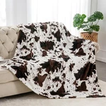 Cow Print Throw Blanket For Couch & Bed, 300GSM Cute Luxury. Fixed Price $30.58.