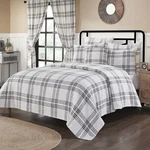Farmhouse Queen Coverlet Black Plaid Textured Cotton Bedroom Decor Vhc Brands. Fixed Price $30.95.