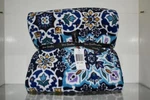 Vera Bradley Throw Blanket Lisbon Medallion Cool 80" X 50" 12408-15566 Nwt. Fixed Price $42.49.