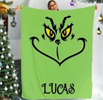 Grinch Kids Christmas Blanket, Minky Gifts For. Fixed Price $32.00.