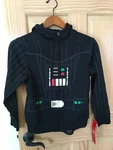 Nwt Disney Star Wars Darth Vader Costume Sweatshirt Hoodie Jacket. Fixed Price $13.95.