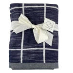 New Throw Blanket Blue White Soft Heathered 50" X 60" Project 62 Nautical. Fixed Price $14.95.