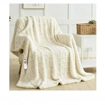 Heated Throw Blanket Plush Waffle White 50X60IN 12 Levels Auto Shut Off. Fixed Price $35.50.