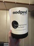 Nodpod Body Weighted Sleep Stress Relief Blanket 6.5 Pounds Black Color Nib. Fixed Price $55.00.