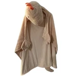 Dinosaur Hooded Blanket Pink Soft Warm Cute Kids 48" X 38". Fixed Price $15.00.