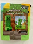 Minecraft Silky Soft Throw 40" X 50" -new- Free Shipping. Fixed Price $32.99.