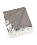 Saro Lifestyle Classic Herringbone Throw Nwt Retails $100 Black/white. Fixed Price $48.79.