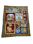 Vintage Teresa Kogut Blanket Old Friend Fleece Books Are Fun Exclusive 2004 New. Fixed Price $19.99.