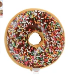 Cheer Collection Reversible Photoreal Donut Decorative Pillows. Fixed Price $19.99.