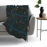 Video Game Pattern Fleece Throw Blanket Super Soft Flannel Cozy Washable Ligh.... Fixed Price $45.27.