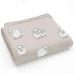 Toddler Blanket Merino Organic Cotton 52.5 X 40 Sheep Woolino Baby Girls. Fixed Price $179.99.