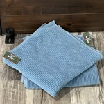 Eddie Bauer Corduroy Rib 100% Cotton Soft Absorbent 2 Bath Towel Set Blue New!. Fixed Price $42.00.