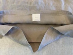 Restoration Hardware Rh Italian Ultra-fine Lightweight Linen King Sham Fog Gray. Fixed Price $49.99.