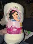 Snow White Fleece Blanket New 36 X 45. Inches Throw. Fixed Price $14.50.