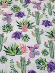 Aspyn Grove Amazing Minky Blanket Cactus And Succulents Soft Warm 54X83 Purple. Fixed Price $99.99.