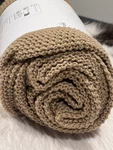 Ikea Humlemott Throw Yellow Beige Blanket 51X67 205.495.50 New. Fixed Price $50.00.