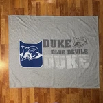 Duke Blue Devils Throw Blanket 57 X 45 Ncaa Fleece Graphic Grey And. Fixed Price $24.99.