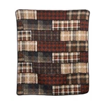 Donna Sharp Lj Plaid Pieced Cotton Rag Cozy Throw Patchwork Rustic Cabin Lodge. Fixed Price $66.00.