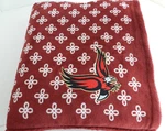 Vera Bradley Boston College Xl Throw Blanket 66X94" Cardinal White Mini Concerto. Fixed Price $34.99.