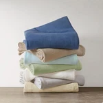 Madison Park Freshspun Basketweave Cotton Blanket Twin, Full/queen King. Fixed Price $69.99.