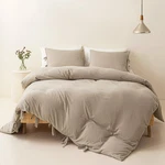 Mukka Duvet Cover Queen Size 3 Pieces Sets Beige Boho Chic, Tan Khaki Farmhou.... Fixed Price $29.98.