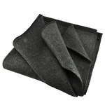 51"X 80" Multipurpose Gray Blanket - 50% Wool, Lightweight 2 Lb, Zipp.... Fixed Price $30.68.