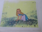 Alice In Wonderland 1970'S Educational Film Cel Disney Animation. Fixed Price $295.00.