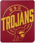 Brand New Ncaa Usc Trojans Large Soft Fleece Throw Blanket 50" X 60". Fixed Price $26.95.