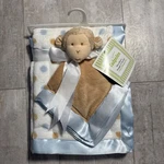 Nwt Tadpoles Microfleece Baby Blanket & Lovey Blue Brown 2 Pc Stroller Snuggle. Fixed Price $16.00.