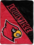 Northwest Ncaa Louisville Cardinals Halftone Plush Throw Blanket New 46" X 60". Fixed Price $14.99.