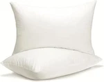 Quba Linen Queen Size Bed Pillows - Set Of 2, Medium (pack 2) White. Fixed Price $30.36.