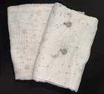 Pottery Barn Kids Organic Cotton Muslin Swaddling Blankets Moon & Stars Set Of 2. Fixed Price $15.10.