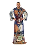 Star Wars: The Mandalorian Mando Adult Throw Blanket With Sleeves, 48" X 71". Fixed Price $33.24.