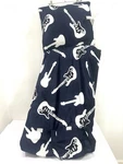 Thro Marlo Lorenz Plush Fleece Sleeping Bag Blanket Pillow Guitars Rock Blue. Fixed Price $31.99.