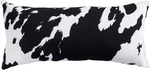 College Covers Animal Print Pillows Decorative Pillow, 16" X 6", Cow Black. Fixed Price $20.95.
