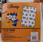 Disney Halloween Soft Plush Mickey & Minnie Mouse Vampire Blanket 50X70 Nwt. Fixed Price $49.99.