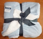 Cannon Plush Light Blue Sherpa Throw 50" X 60" New With Tag. Fixed Price $19.99.