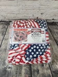 Basics Print Blanket For Twin Full Size 72X90 Nos - Proud To Be American. Fixed Price $35.99.