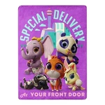 Disney T.o.t.s. "special Delivery" Throw Blanket Silk Touch, 46" X 60". Fixed Price $14.95.